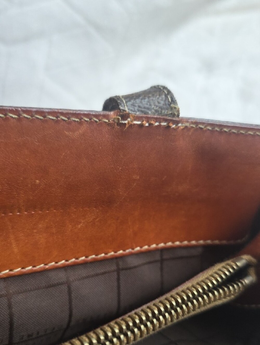 Celine Brown Monogram Tote Bag - Picture 11 of 14